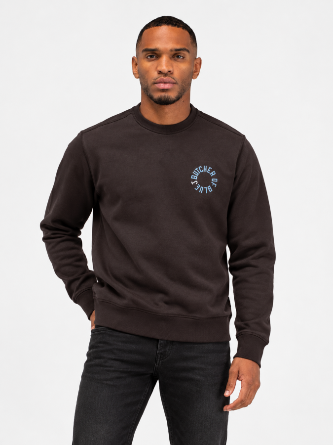 Afbeelding van Circle Crew M2623016 Topaz Brown 694 - Heren Sweater -  Butcher of Blue